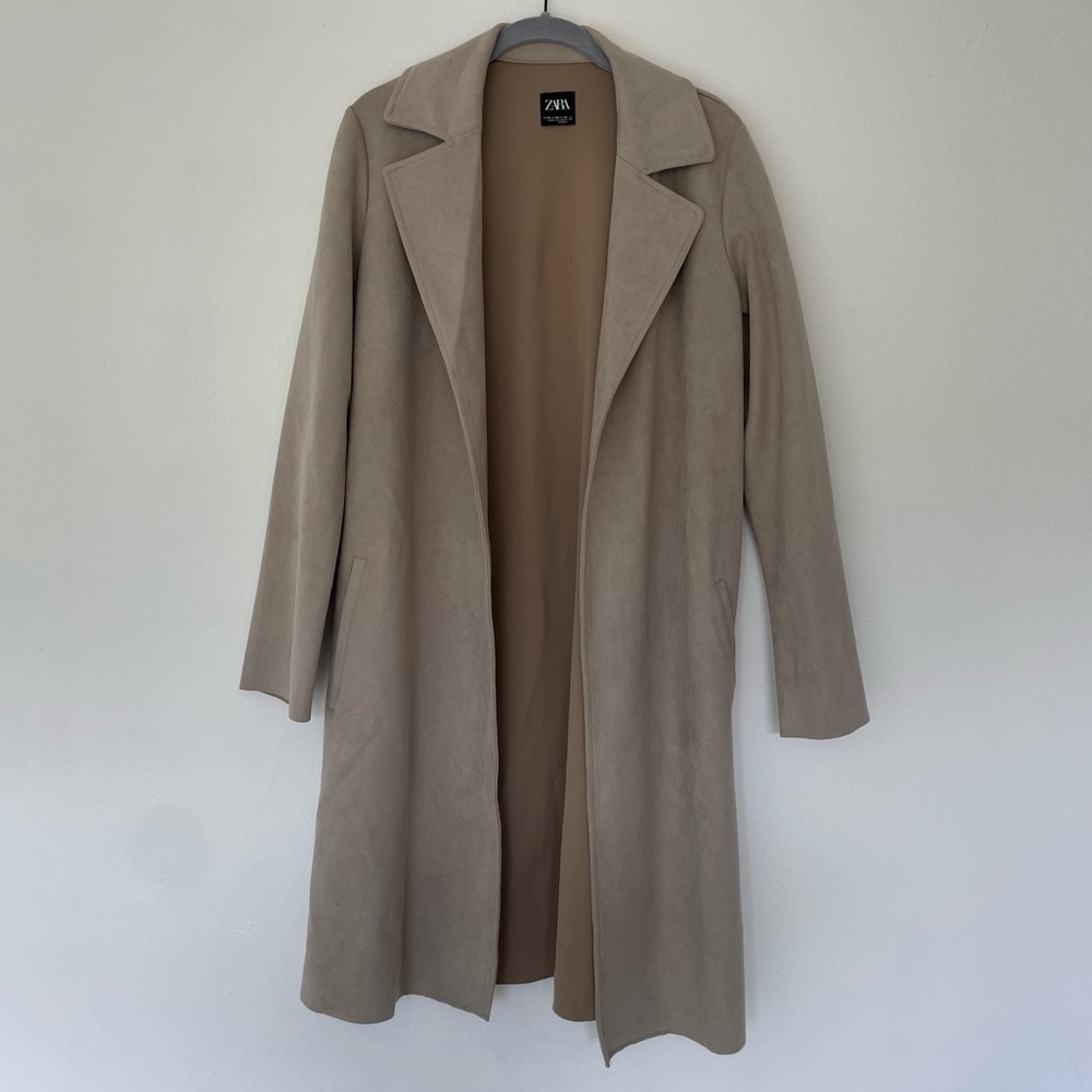 🪩 Zara Long Tan Jacket